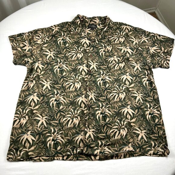 Steve & Barry's Other - Steve and Barrys Tropical Print Mens Short Sleeve Button Down Shirt XXXL or 3XL